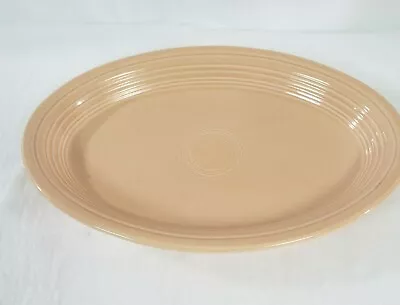 Homer Laughlin Fiesta Oval Serving Platter Apricot USA 13  Vintage • $23.94