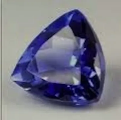 Lab-Created Blue Sapphire Trillion Faceted (4x4mm-11x11mm) • $3.22