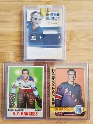 Ed Giacomin Lot Of 3 (Patch And 2 Vintage)(See Description) • $16.99