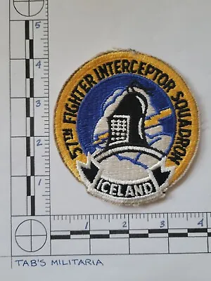 $24.99 • Buy USAF Original Air Force 57th Fighter Interceptor Squadron Iceland Patch B0033