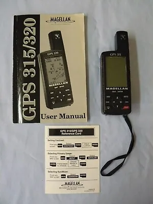 Magellan GPS 315 Receiver With User Manual • $25