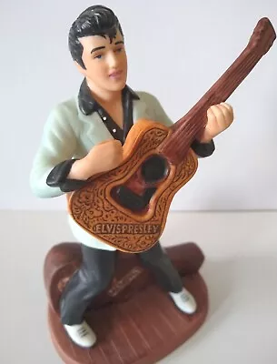 Avon 1987 Elvis Presley Playing Guitar Porcelain Figurine • $15