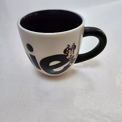 Minnie Mouse Jumbo  Mug Disney Parks 20 Oz Purple White Black Cup. • $19.99