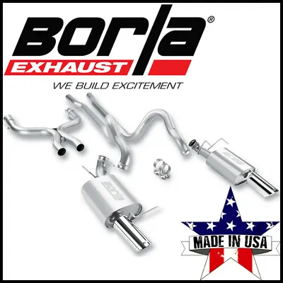 Borla ATAK 2.75  Cat-Back Exhaust System Fits 2011-2012 Ford Mustang GT 5.0L V8 • $1715.99