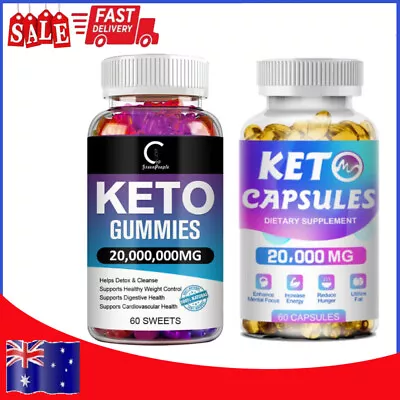 Keto Gummies Ketone Advanced Weight Loss Fat Burner Dietary Supplement Men Women • $20.99