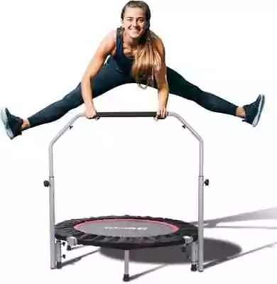 40/48  Foldable Mini Trampoline Max Load 330lbs/440lbs Fitness Rebounder W • $100.69