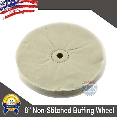 8  X40 Ply 5/8 Inch Arbor Hole Loose Non-Stitched Cotton Polishing Buffing Wheel • $11.99