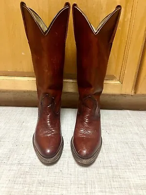 Frye Reddish Brown Leather Boots 6.5 • $40