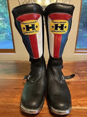 Vintage Hallman Alpinestars Motocross Boots - Made In Italy • $675