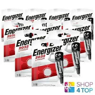 10 Energizer Cr2032 Lithium Batteries 3v Coin Cell Dl2032 Exp 2029 New • $22.64