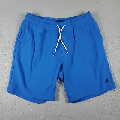 Nautica Shorts Mens Large Blue Casual Running Training Active Sweat Shorts • $17.05