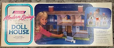 Handi Craft Modern Living Elegant 1992 Dollhouse  #8225. Cardboard. 3/4” Scale • $35