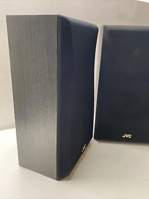 £49.99 • Buy JVC SP-E37BK - HiFi Speakers 8 Ohm - Black Wood Effect - Tested / Good Condition