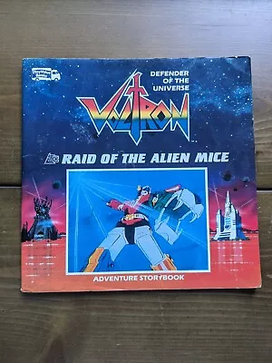 Voltron Raid Of The Alien Mice Play 80s Vintage Child’s Book Storybook 1985 Rare • $3.99