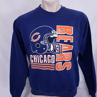 Vintage Chicago Bears Sweatshirt 80s NFL Crew Neck 50/50 Football Sport Ditka XL • $49.99