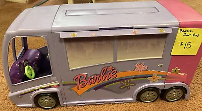 $14.99 • Buy Vintage Mattel 2001 Barbie Mattel Jam N Glam Concert Tour Bus 