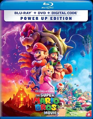 The Super Mario Bros. Movie Blu-ray Chris Pratt NEW • $10.99