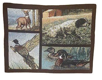 Hunting Tapestry Pillow Cover Case Duck Deer Bird Dog Nature Outdoors Standard • $29.75