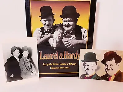 Vintage Laurel And Hardy 1930's Photo Cards & John McCabe  400 Page Hardcover... • £43.39