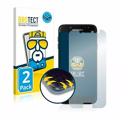 Samsung Galaxy J7 Pro   2 X BROTECT® Flex 3D Curved Full Cover Screen Protector • $38.86