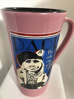 MISS PIGGY PARIS DISNEY COFFEE MUG TEA CUP MUG  Art Deco Print Mug B196 • $41.24