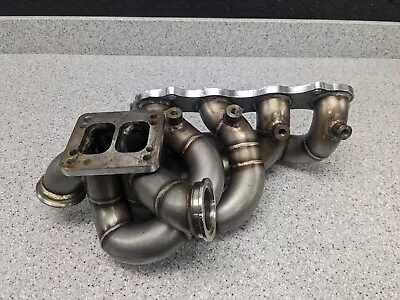 PLM K-Series Top Mount Turbo Manifold T3 T4 K20 K24 W/ EGT Sensor Bungs • $750