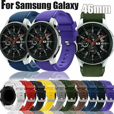 Silicone Watch Band Strap For Samsung Galaxy Watch 46mm/Gear S3 Frontier/Classic • $11.99