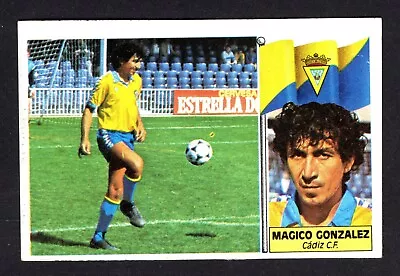 Jorge Magico Gonzalez - Cadiz Cf 1986-87 Card Liga Este Panini 86/87 Recovered • $120