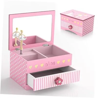  Ballerina Musical Jewelry Box With Ballet Girl - Princess Children's Dancing  • $24.95