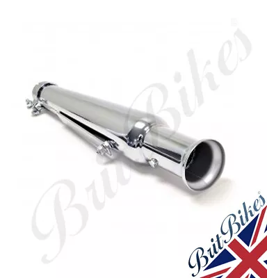 Universal Tulip End Style Straight Megaphone Motorbike Exhaust Silencer - Custom • £89