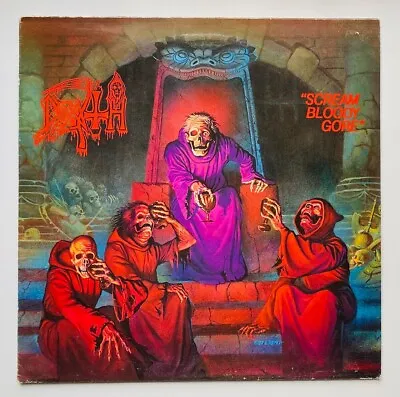 DEATH . Scream Bloody Gore LP Original 1987 ! Metallica Slayer Anthrax Megadeth • $175