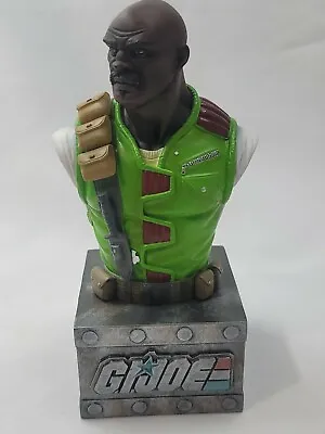 Limited Edition GI JOE Roadblock Mini Bust Statue Palisades Toys #1391 Of 2502  • $38