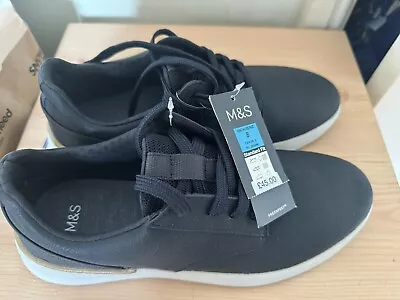 M&S Collection Men’s Casual Shoes Derby Shoes Size 8 • £33
