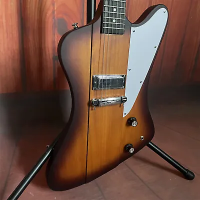 Factory Vintage Sunburst 6 Strings Electric Guitar Mini H Pickup Mahogany Neck • $293.64
