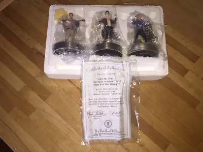 V.V RARE: Elvis Figurines X3 'Love Me True' **BRAND NEW ** BOXED With COA • $143.23