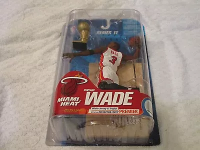 DWYANE WADE Miami Heat NBA Series 17 McFarlane Variant White Premium #94/250 • $344.97