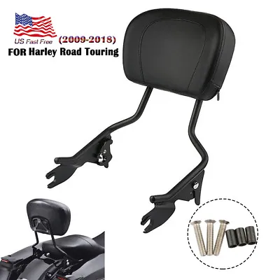$109.99 • Buy Detachable Backrest Sissy Bar For Harley Touring Glide King 09-18 13