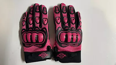 New￼ Lightweight Super Moto Women's Cycle Alpha Gear Gloves Small Pink • $39.99