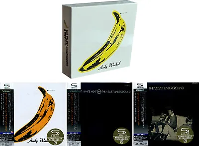 VELVET UNDERGROUND & NICO Japan Mini LP 4 SHM-CD 3 Titles BOX Lou Reed•John Cale • £214.18
