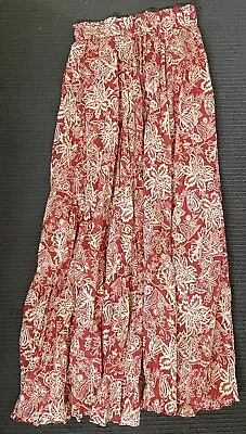 $20 • Buy Forever New, Red Maxi Skirt, 6