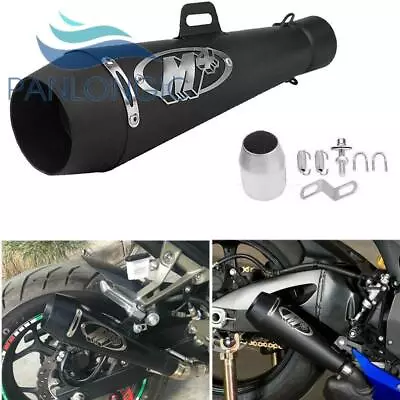 For GSXR 750 YZF R6 Motorcycle Exhaust Muffler Pipe DB Killer Slip On M4 Exhaust • $39.42