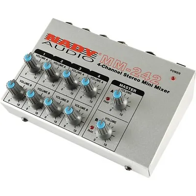 Nady MM-242 4-Channel Mini Mixer • $43.99