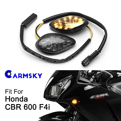 Amber LED Turn Signal Lights For Honda Grom CBR 600 F3 F4i 1000RR Flush Mount US • $17.84