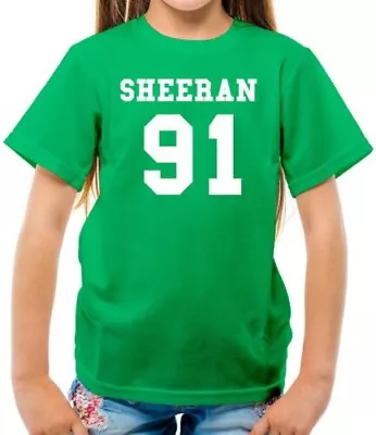 Sheeran 91 - Kids T-Shirt - Ed - 1991 - Fan - Merch - Merchandise - Love - Music • $26.71