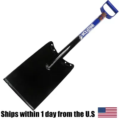 Wolverine DH-12SB All Steel D Handle Spade Shovel 12” Metal Straight Blade Blue • $120.99