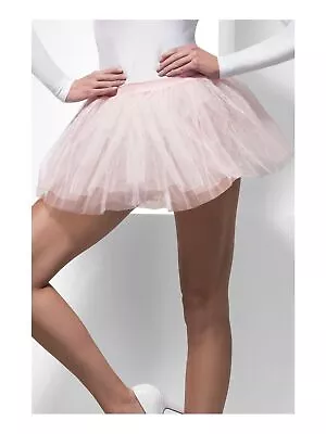 Light Pink Tutu Underskirt Tulle Skirt 80s Colour Women Costume Sport Carnival • $15