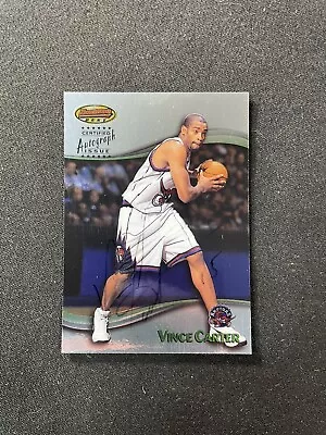 1998-99 Bowman's Best Certified Autograph #A9 Vince Carter Signed Rookie RC Auto • $179.99