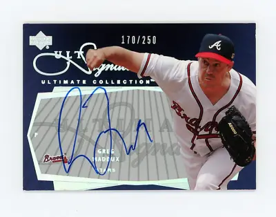 GREG MADDUX 2003 UD Upper Deck Ultimate Collection Signatures Auto 170/250 HOF • $99.99