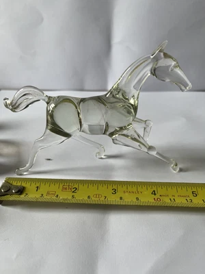 £30 • Buy Genuine Pirelli Glass Animal Figure Not Murano Large Crystal Horse