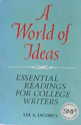 A World Of Ideas : Essential Readings For College Writers Paperba • $6.03